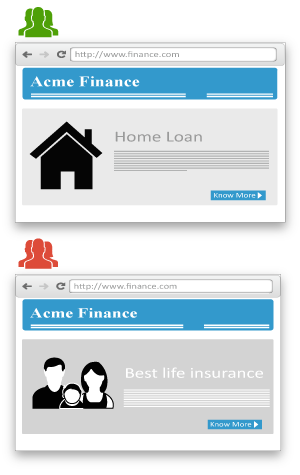 user comes back to product page